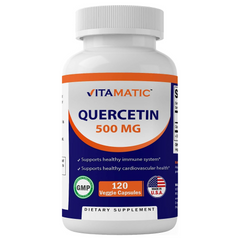 QUERCETINA 500 MG 120 CAPSULAS SIN GMO VITAMATIC