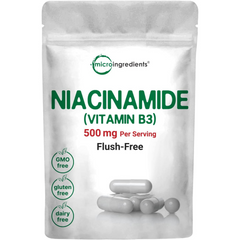 VITAMINA B3 NIACINAMINA 500 MG 400 CAPSULAS MICROINGREDIENTS