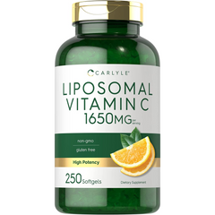 VITAMINA C LIPOSOMAL 1650 MG 250 CAPSULAS BLANDAS CARLYLE