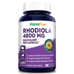 RHODIOLA ROSEA RODIOLA ROSEA 4,800 MG 180 CASPULAS  NUSAPURE