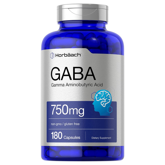 GABA 750MG 180 CAPSULAS SIN GMO HORBAACH