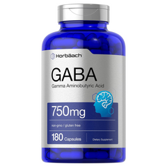 GABA HORBAACH 750MG 180 CAPSULAS SIN GMO