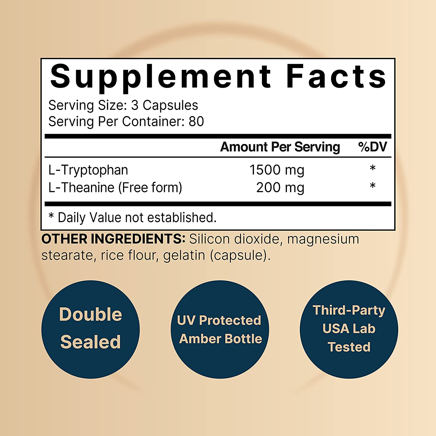 TRIPTOFANO NATUREBELL 1500 MG 240 CAPSULAS