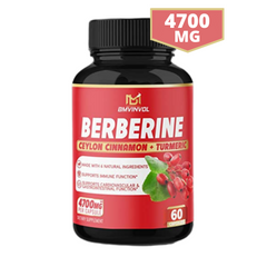 BERBERINA  ROJA 3000 MG CON HOJA DE ALCACHOFA 500 MG Y CARDO MARIANO (MILK THISTLE) 500 MG 150 MG 60 CAPSULAS VEGANO BMVINVOL