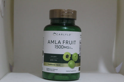 AMLA FRUIT 1,500 MG 120 CAPSULAS SIN GMO CARLYLE