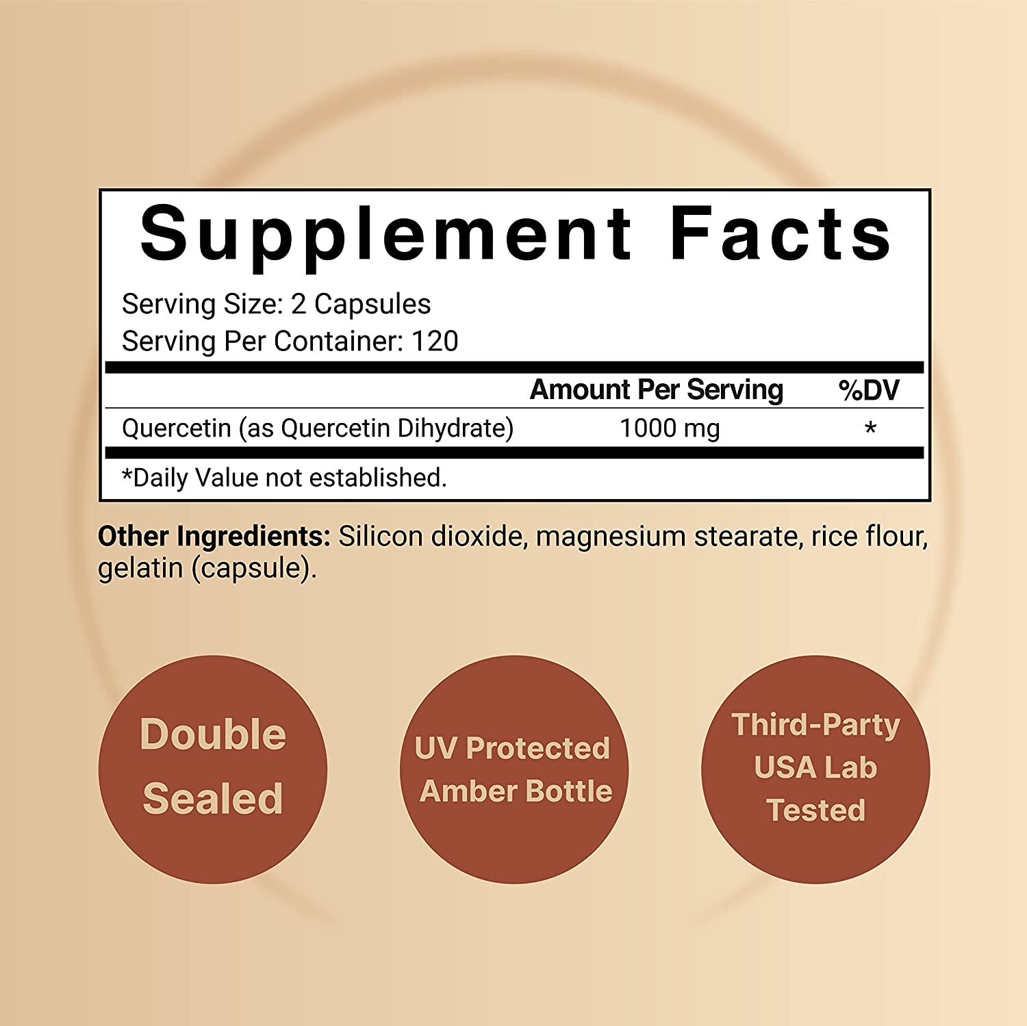 QUERCETINA 1,000 MG 240 CAPSULAS NATUREBELL