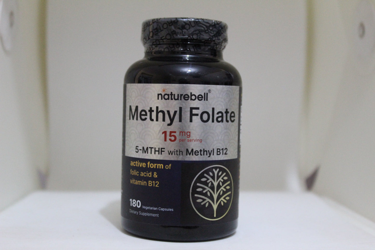 METHYL FOLATE FOLATO DE METILO 15 MG 180 CAPSULAS NATUREBELL