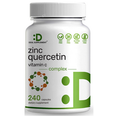 ZINC QUERCETINA CON VITAMINA C COMPLEX 1050 MG 240 CAPSULAS DEAL