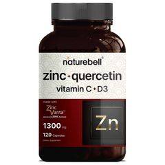 ZINC CON QUERCETINA  1300 MG 120 CAPSULAS NATUREBELL